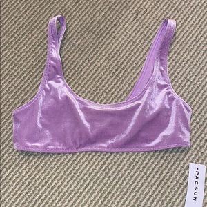 Kendall & Kylie Velvet Swim Top